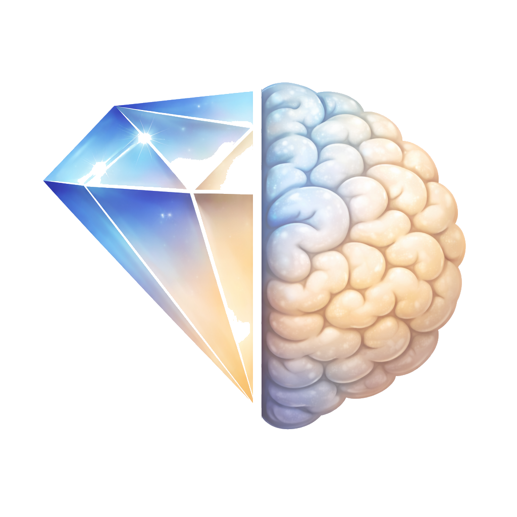 DiaMind logo na transparentním pozadí.
